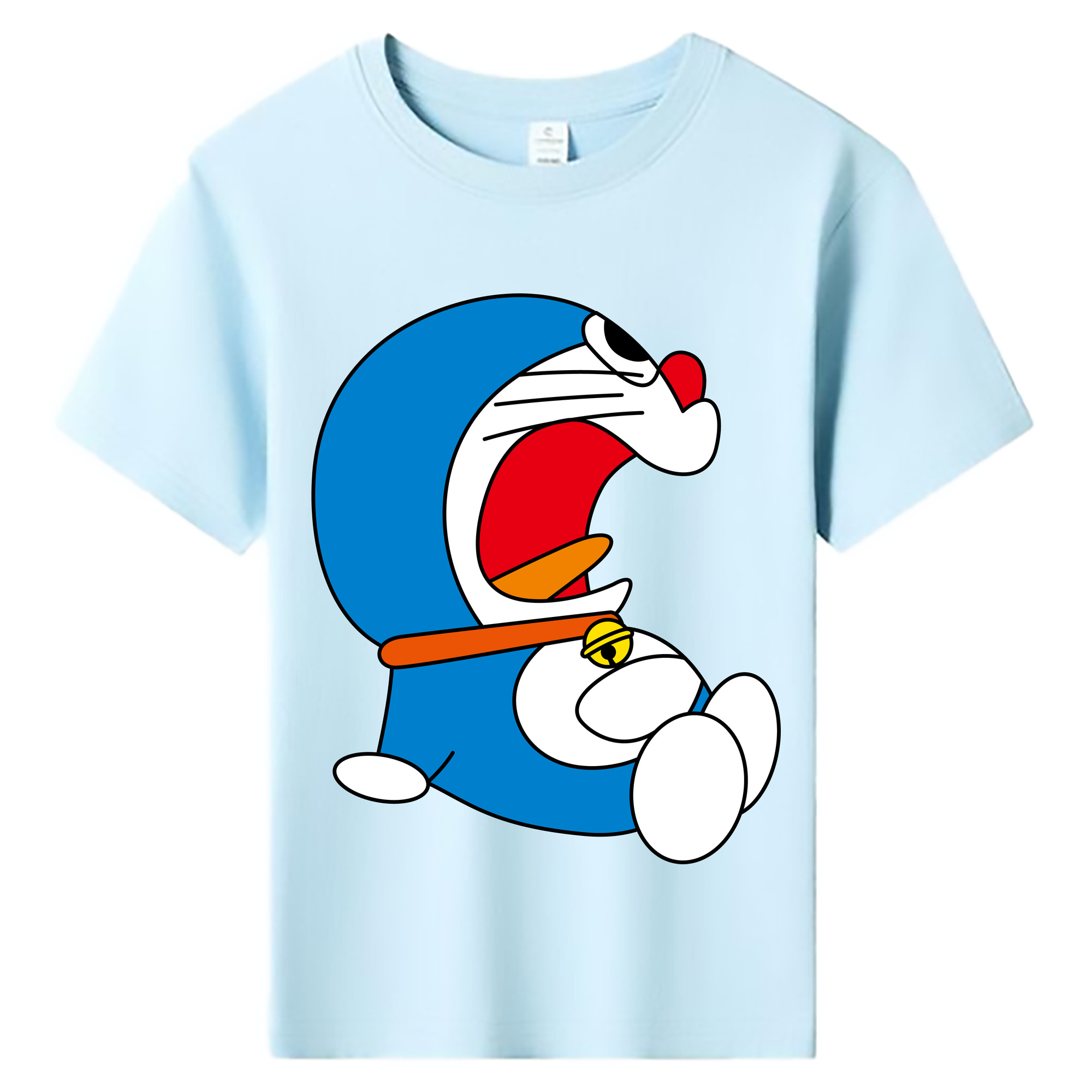 （画像用） ドラえもん Doraemon 綿100％キッズTシャツ（フロントプリント）